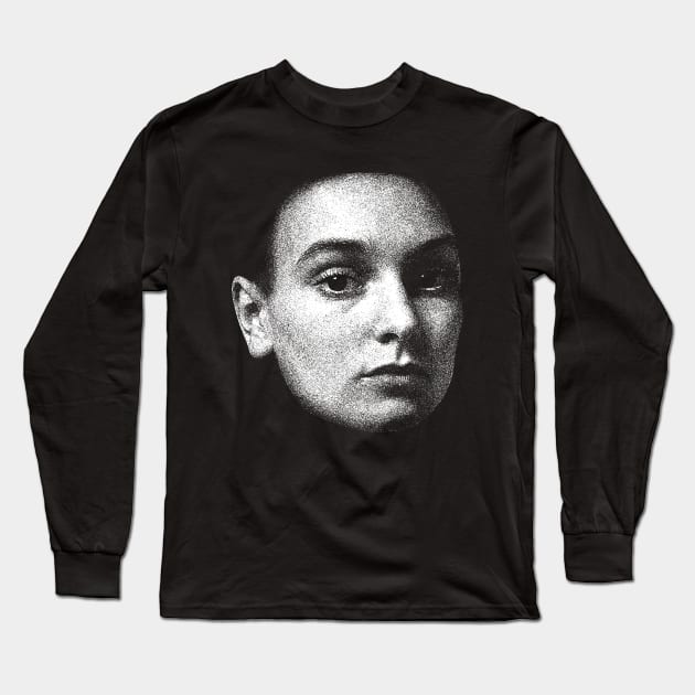 Petrusich Sinead O'Connor White Long Sleeve T-Shirt by CakCulaiNabuiNabui